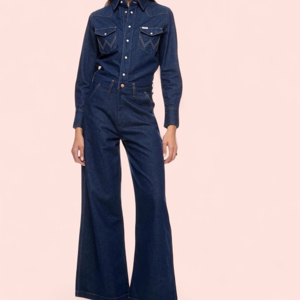 Wrangler Dark Blue Denim Jumpsuit